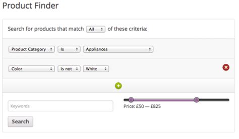 Product Finder Documentation .